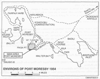 Port Moresby Environs 1954