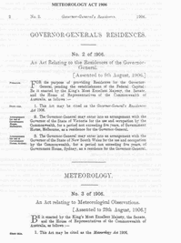 Meteorology Act 1906