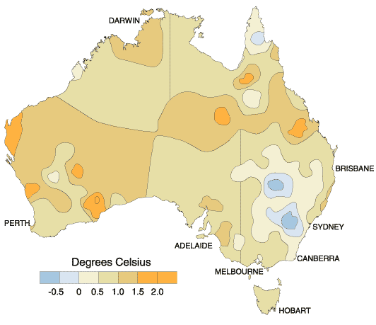 Annual mean temperature