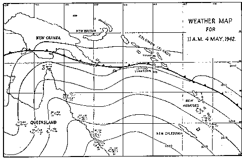 Weather map, 4 May 1942