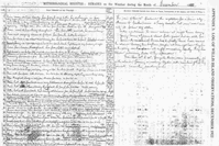 Log of Willis Island observations