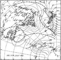 MSL synoptic weather chart