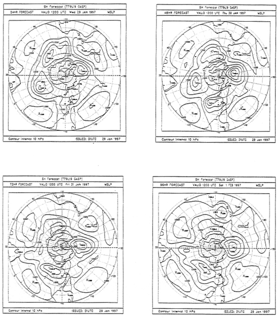 Numerical MSL forecasts